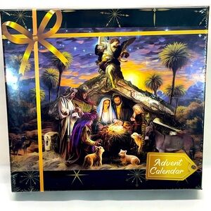 Nativity Scene Advent Calendar Jigsaw Puzzle 1008 Pieces NEW Sealed In Box